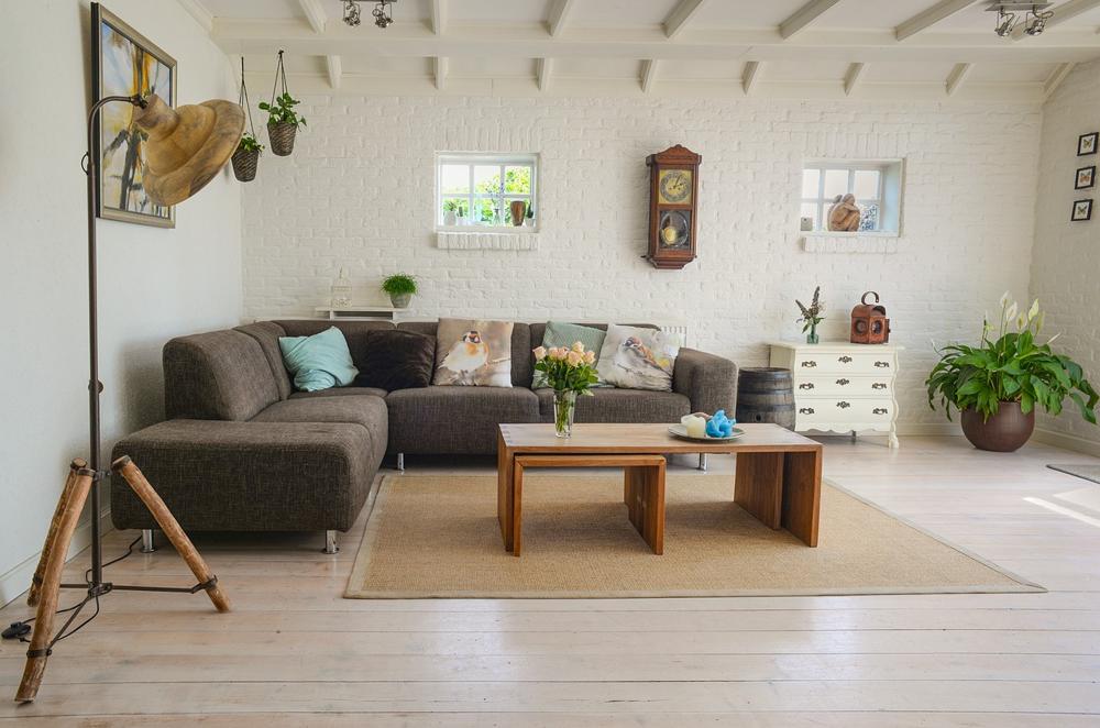 living room flowers